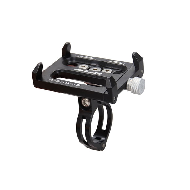 Soporte para altavoz de manillar de bicicleta Cola Rotación 360 negro