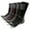 Black, Charcoal, Olive, Purple, Brown, variant on MIRMARU Men's 5 Pairs Multi Performance Outdoor Sports Hiking Trekking Crew Socks