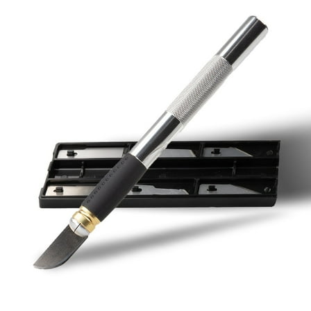 Craft County 5-Piece Craft Knife Set - Comfort Grip Handle with 6 Unique Blade Styles