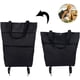 thumbnail image 1 of Carro de compras plegable, cremallera plegable de dos etapas Bolsa de compras plegable con ruedas Carro de compras plegable Para frutas, verduras, carritos de compras, 1 of 8