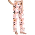 thumbnail image 2 of FORMRS Women's Pajama Pants with Pockets Soft Comfy Loungewear Sleep Bottom, Sizes S-2XL, Pastel Pink Halloween, 2 of 8