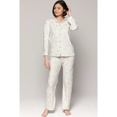 

Claudel Lingerie Notch Top Pajama Set LI120292