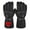 Black, variant on Winter Ski for Men & Women, Children Kids Winter Warm Knitted Convertible Flip Top Fingerless Mittens Gloves for Cycling, Skiing, Shoveling Outdoor Sports