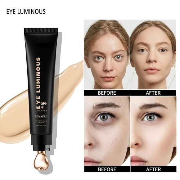 20ml Eye Liquid Foundation - Dark Circle Corrector & Brightener, Long-Lasting Oil Control, Smooths Fine Lines, Lightweight Texture for Natural Eye-to-Face Transition