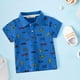 thumbnail image 3 of Camisetas Gibobby de vestir Niños formal Manga Corta Dinosaurio Azul 18-24 Meses, 3 of 5