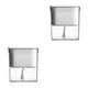 thumbnail image 1 of Cateissary Maceta automática de absorción de agua Hi.FANCY, maceta para plantas hidropónicas en maceta, maceta para cultivo de interiores en el hogar Blanco 2piezas, 1 of 6