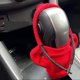 thumbnail image 4 of Cubierta De Manija De Engranaje De Coche Cubierta de la palanca de cambios del coche de tela Perilla de la palanca de cambios Sudaderas con capucha Decoración interior del automóvil (Rojo) Likrtyny Accesorios para autos y motos, 4 of 6