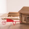 thumbnail image 4 of Dolls House Wheelbarrows Prop Mini Vintage Barrow Metal Miniature Barrow Tiny Barrow, 4 of 5