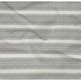 thumbnail image 4 of oneOone Cotton Poplin Twill Gray Fabric Geometric Block Craft Projects Decor Fabric Printed By The Yard 56 Inch Wide, 4 of 4