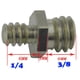 thumbnail image 4 of 2 Piezas de Hierro 1/4 " a 3/8" Adaptador de Tornillo Tornillo Convertidor, 4 of 4