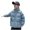 Blue, variant on Odeerbi Kids Boys Girls Hooded Puffer Jacket Winter Coats Thermal Padded Coat Down Jacket Warm Clothes 5-16 Years Kids Fashion Long Sleeve Hoodie Outerwear Heavy Coat Blue