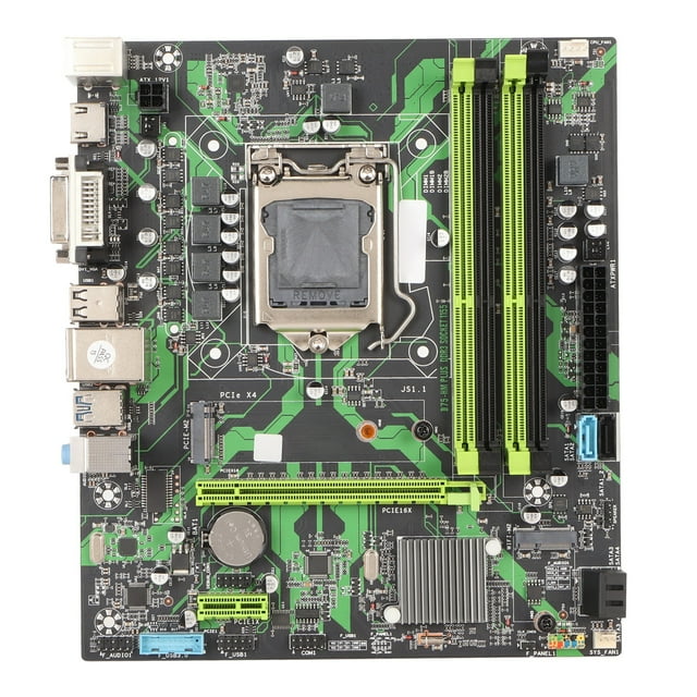 Placa Base de la Computera, VGA DVI HD Salida 4 DDR3 M.2 NVME Desktop Motorbox ATX para Reemplazo