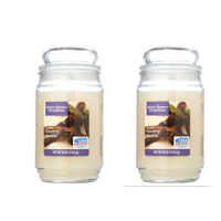 (2 pack) Better Homes & Gardens French Country Vanilla Single-Wick 18 oz. Jar Candle