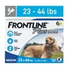 FRONTLINE® Plus for Dogs Flea and Tick Treatment, Medium Dog, 23-44 lbs, Blue Box, 6 CT