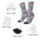 thumbnail image 5 of Balery Popcorn Calcetas Largas con Estampado para Hombre y Mujer – Suaves y Transpirables, Talla Única (US 5-11), 5 of 6