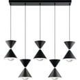 thumbnail image 3 of Elan Lighting - Kordan - 41.75 Inch 55W 5 Led Linear Chandelier, 3 of 4
