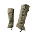 thumbnail image 3 of Cubrebotas medievales de pirata, polainas de caballero guerrero para actuaciones en escenario Verde, 3 of 8
