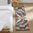 thumbnail image 3 of Yayeee Runner Rug for Bedroom 2'x6' Machine Washable Hallway Non Slip Mat, Beige Geometric Eagle, 3 of 8