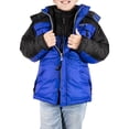 thumbnail image 4 of Freeze Defense Boys 3in1 Winter Coat Jacket with Vest (Blue, 4), 4 of 9