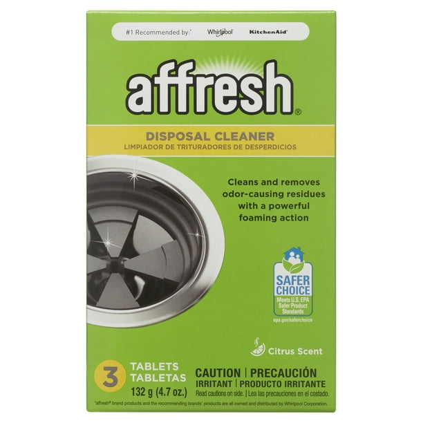 Affresh Garbage Disposal Cleaner, Removes OdorCausing Residues, 3