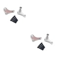 thumbnail image 4 of kurtrusly 2 Pièces en Métal Télécommande de Direction de Voiture Pièce de Remplacement Mise à Niveau Inodore Pièces de Jouets Accessoires Composant Argent 2Set, 4 of 6