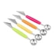 thumbnail image 3 of Monstrate Cuchillo de cocina de acero inoxidable de 18Cm para melón, cuchillo para tallar sandía, cuchara para cavar fruta de doble cara, Type11 NO11, 3 of 6