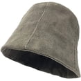 thumbnail image 2 of Zhengup Corduroy Bucket Hat Packable Reversible Fisherman Hat Windproof Fall Winter Hat Travel Beach Summer Cap Boonie Cap, 2 of 3
