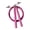 Pink, variant on Aluminum Alloy Speed Jump Rope with Steel Wire Cable, Adjustable Length for Fitness
