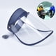 thumbnail image 2 of 20 Stück Gesichtsschutz Visier mit 3 Halterungen, UNTIRE Anti Fog Schutzvisier Face Shield Vollgesichts und Augenschutz, Transparentes Gesichts Schutzschild mit verstellbarem Gummiband Ormromra LL-1370, 2 of 4