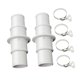 thumbnail image 3 of 2 piezas de acoplamiento para conector de manguera de piscina profesional para piscinas elevadas con Blanco, 3 of 9