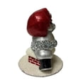 thumbnail image 3 of Ino Schaller Silver Santa Chimney with Gifts German Paper Mache Candy Container, 3 of 3