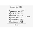thumbnail image 2 of DIY imágenes divertidas extraíbles baño de baño para hombre y mujer, señal de WC, accesorios de puerta, pegatina de pared, decoración del hogar para niños Li Adepaton CZJJ-ST148, 2 of 6