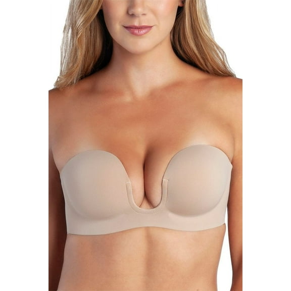 Women's Fashion Forms 29710 Voluptuous U Plunge Backless Strapless Bra (Nude H)
