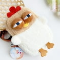 thumbnail image 4 of Whimsical Chicken-Shaped Handbag - Soft Polyester Fiber Novelty Purse with Shoulder Strap, 8.3" x 6.7" x 3.1" - Fun Farm-Themed Accessory for Poultry Lovers, 4 of 6
