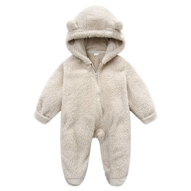 Miluxas Baby Boy Girl Snowsuit Winter Warm Clothes Coat Infant Jumpsuit