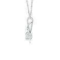 thumbnail image 2 of ANGARA Natural Diamond Infinity Knot Pendant in 925 Sterling Silver for Women (Size-5.1mm| Color-H| Clarity-SI2) | April Birthstone, Anniversary, Jewelry Gift for Women | Natural Diamond Necklace, 2 of 8