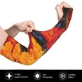 thumbnail image 3 of Daiia Marigold Flowers In Different Colors UV Sun Protection Arm Sleeves - Cooling Compression Arm Sleeve - Sports & UV Arm Sleeves for Men & Women, 3 of 8