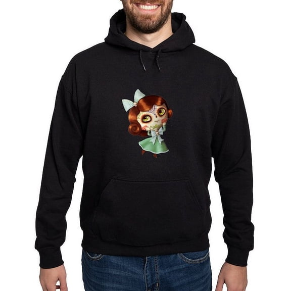 CafePress - The Day Of The Dead Vintage Doll Hoodie - Pullover Hoodie, Classic, Comfortable Hooded Sweatshirt