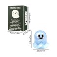 thumbnail image 2 of SDJMa Luminous Halloween Mini Positive Ghost Figurine, Glow in Dark Miniature Ghost Resin Statue with Positive Box for Halloween Basket Stuffer Home Office Table Decor, 1.1x0.9 inch, 1 Pc, 2 of 5
