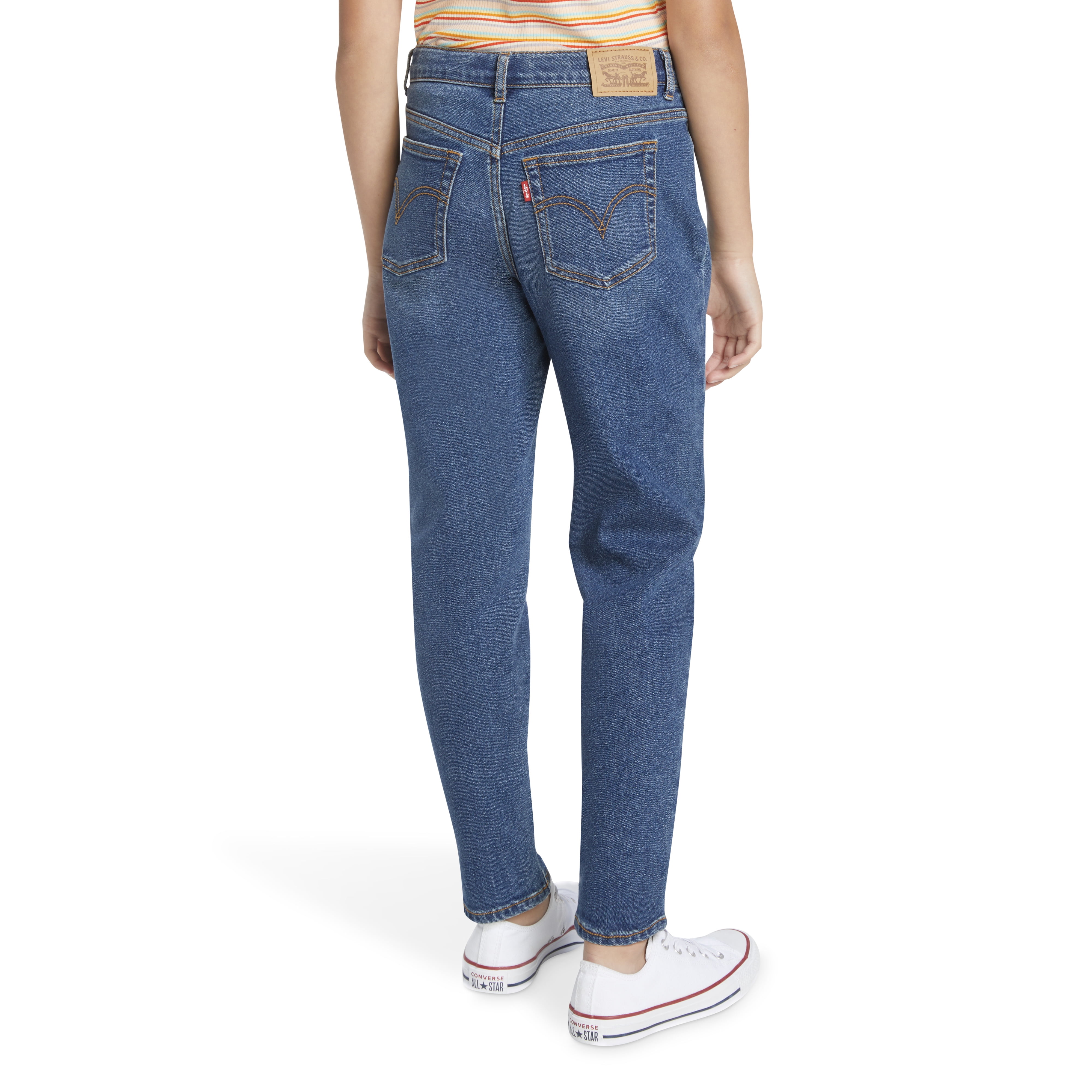 Levi Girls High-Rise Mini Mom Jeans, Sizes 4-6X