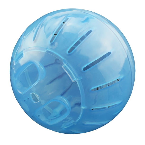 Mini Pelota para Correr Plástico Mascota Hámster Jerbo () Azul