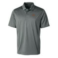 thumbnail image 2 of Men's Cutter & Buck Gray Minnesota Golden Gophers Prospect Eco Textured Stretch Recycled Polo, 2 of 3