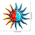 thumbnail image 4 of Muyoka Estatua de arte de pared de sol y luna de metal, 12.7 pulgadas, decoración de arte de pared de sol y luna de metal, escultura de arte de pared de sol y luna de metal creativo 3D, adorno colgant Muyoka Hogar, 4 of 7
