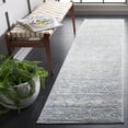 thumbnail image 2 of SAFAVIEH Lagoon Dogon Diamond Runner Rug, Grey/Blue, 2'2" x 8', 2 of 8