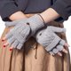 thumbnail image 3 of Flip Cute Guantes de lana de doble uso, cálidos guantes de lana de medio dedo y medio dedo de otoño e invierno para mujeres y hombres Ormromra 2034345-1, 3 of 9
