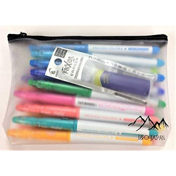 Pilot FriXion Colors Erasable Markers 24 Colors, FriXion Eraser set with a  Original bag (24Colors with a bag)