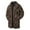 Brown, variant on Fall and Winter Men Peacoats, Men Wool Coat Jackets, Men's Leopard Print Long Sleeve Lapel Collar Warm Faux Casual Outwear Jackets