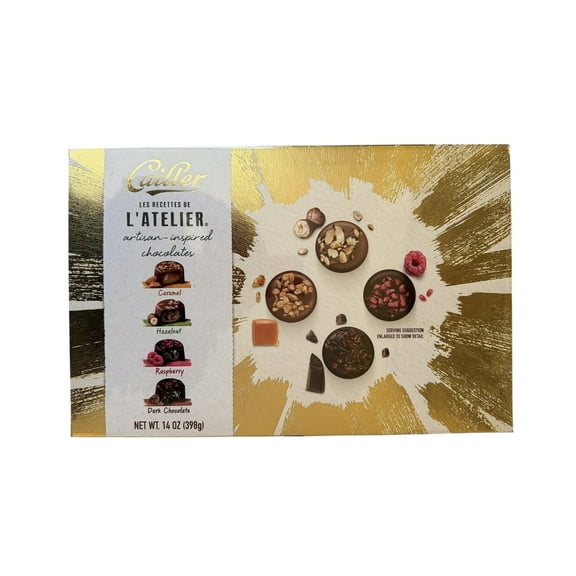 Cailler L'Atelier Artisan Inspired Chocolates Variety Pack Fine Assorted 32 Count 14 oz