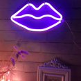 thumbnail image 1 of LINLIN LED Neon Sign,LIP Neon Sign Night Light Wall LED Neon Lamp USB Battery Powered Led Neon Light Sign for Home Bedroom Bar Party Decoration, 1 of 6