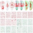 thumbnail image 1 of Christmas Nail Sticker DIY Fashion Snowflake Nail Decal Adhesive Nail Decal, 1 of 10